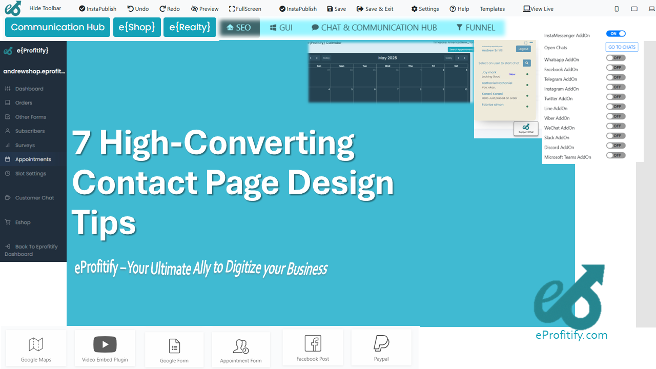 7 High-Converting Contact Page Design Tips